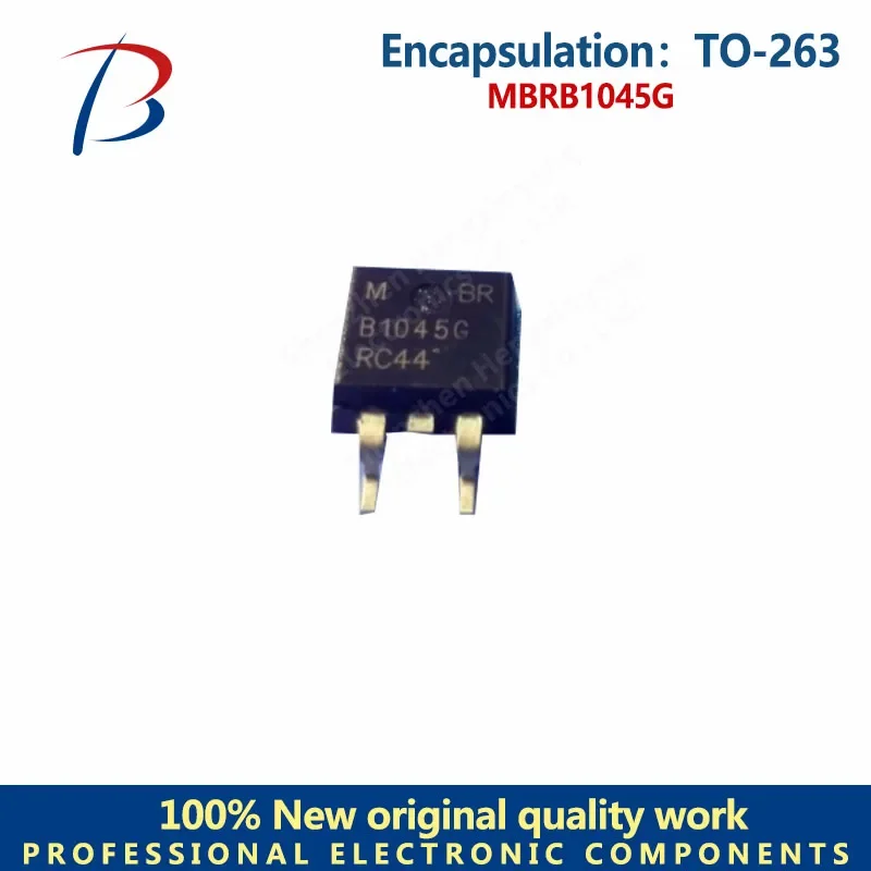10pcs MBRB1045G package TO-263 45V 10A rectifier diode MOS
10pcs MBRB1045G package TO-263 45V 10A rectifier diode MOS