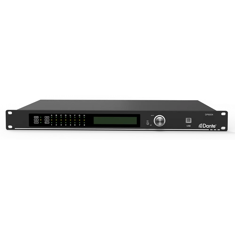 Support Dante Network Audio 4x4 Dante 8 Channels Conference Audio Processor
Support Dante Network Audio 4x4 Dante 8 Channels Conference Audio Processor