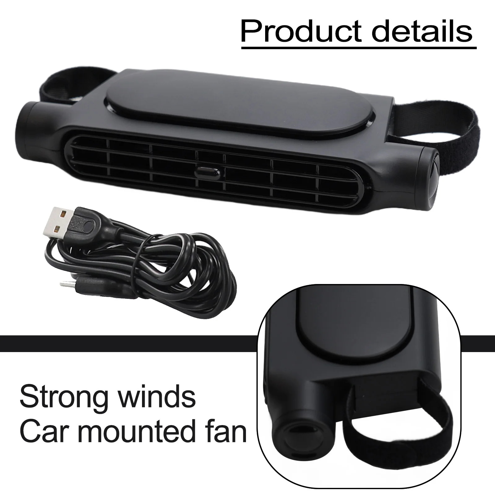 Car Rear Seat Headrest Cooling Fan Electric 3-Speed Adjustable Wind Speed Creative Auto Interior Mini Fan Car Supplies
Car Rear Seat Headrest Cooling Fan Electric 3-Speed Adjustable Wind Speed Creative Auto Interior Mini Fan Car Supplies