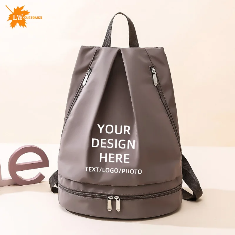 Customized Dry Wet Separation Fitness Bag Printed Logo Swimming Bag Waterproof Travel Sports Bag Printed Photo Name
Customized Dry Wet Separation Fitness Bag Printed Logo Swimming Bag Waterproof Travel Sports Bag Printed Photo Name