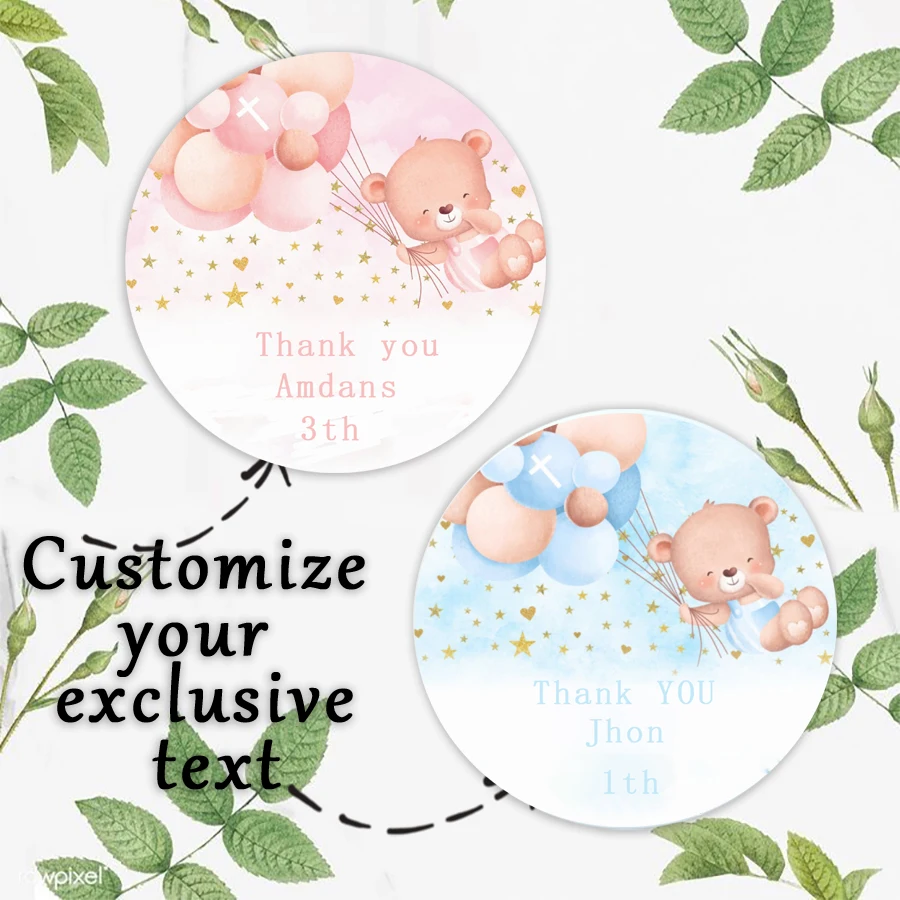 90pcs Cstomize pink bear Baptism Birthday Stickers, Perfect for Birthday Parties and Christmas Tree Gifts, Includes 10m String
90pcs Cstomize pink bear Baptism Birthday Stickers, Perfect for Birthday Parties and Christmas Tree Gifts, Includes 10m String