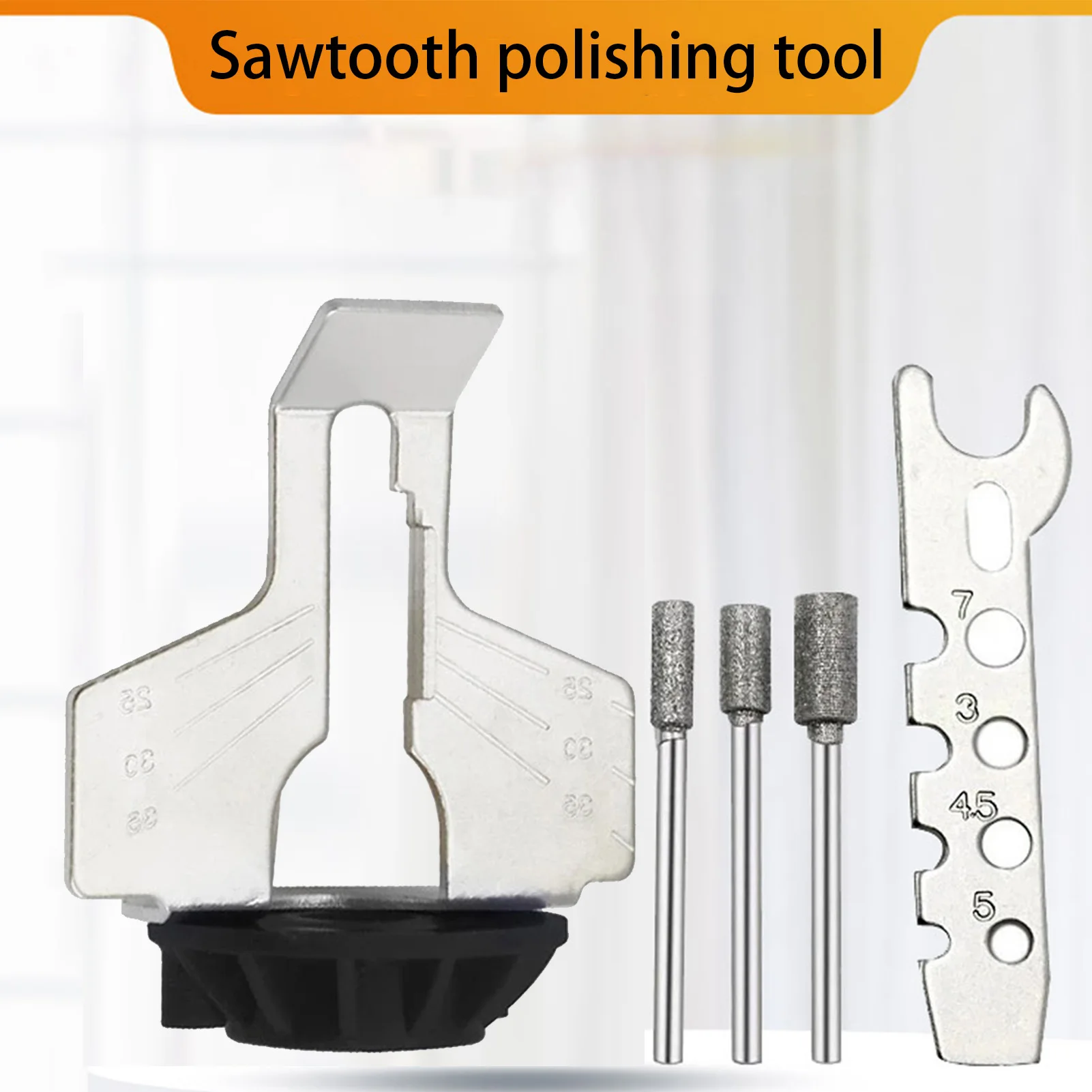 Chainsaw Teeth Sharpener Kit with Impact Resistance High Speed Steel Material Suitable for Power Tool Accessories
Chainsaw Teeth Sharpener Kit with Impact Resistance High Speed Steel Material Suitable for Power Tool Accessories