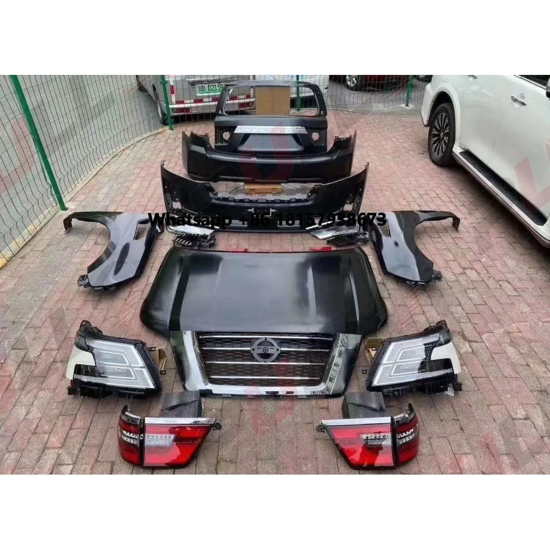 Bumpers Grille Auto Lamps Hood Fender Trunk Lid for Nissan Patrol Y62 13-19 Upgrade to 20 Model
Bumpers Grille Auto Lamps Hood Fender Trunk Lid for Nissan Patrol Y62 13-19 Upgrade to 20 Model
