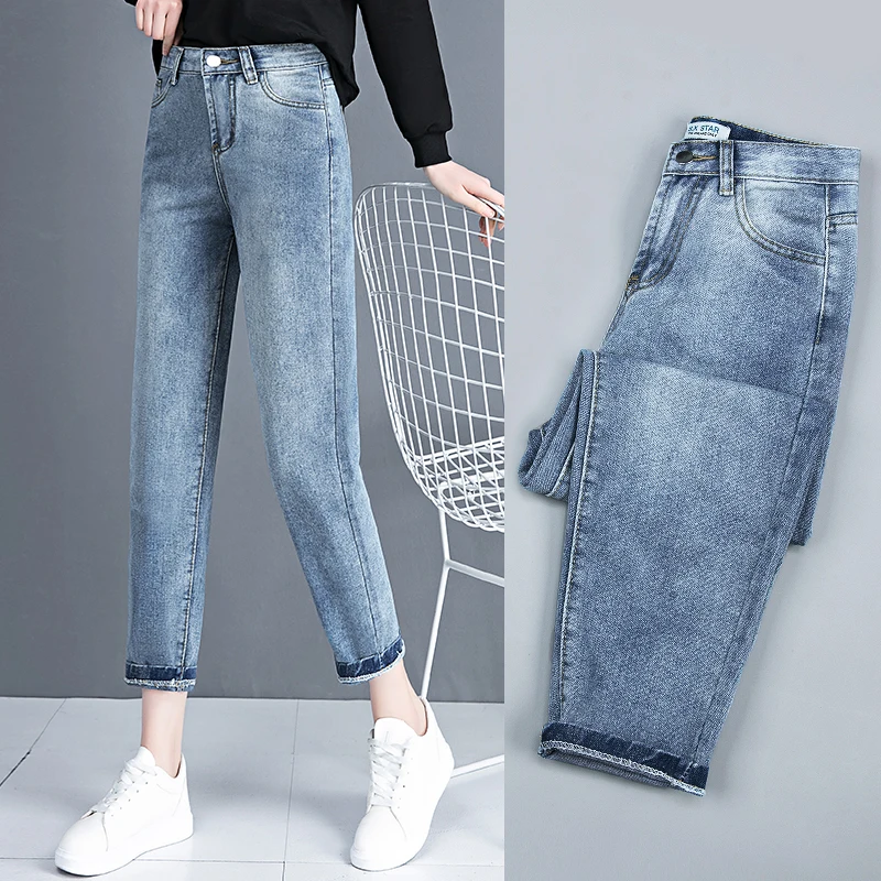 Loose High Waist Dad Jeans Women's Spring Autumn Straight Leg Slimming for Pear Shaped Body Long Cotton Stretch Denim
Loose High Waist Dad Jeans Women's Spring Autumn Straight Leg Slimming for Pear Shaped Body Long Cotton Stretch Denim