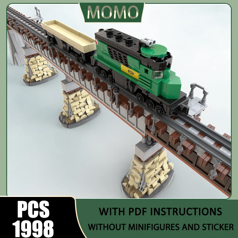 Street View Moc Building Bricks Box Girder Bridge and 3-Wide Train Model Technology Blocks Gifts Christmas Toys DIY Assembly
Street View Moc Building Bricks Box Girder Bridge and 3-Wide Train Model Technology Blocks Gifts Christmas Toys DIY Assembly