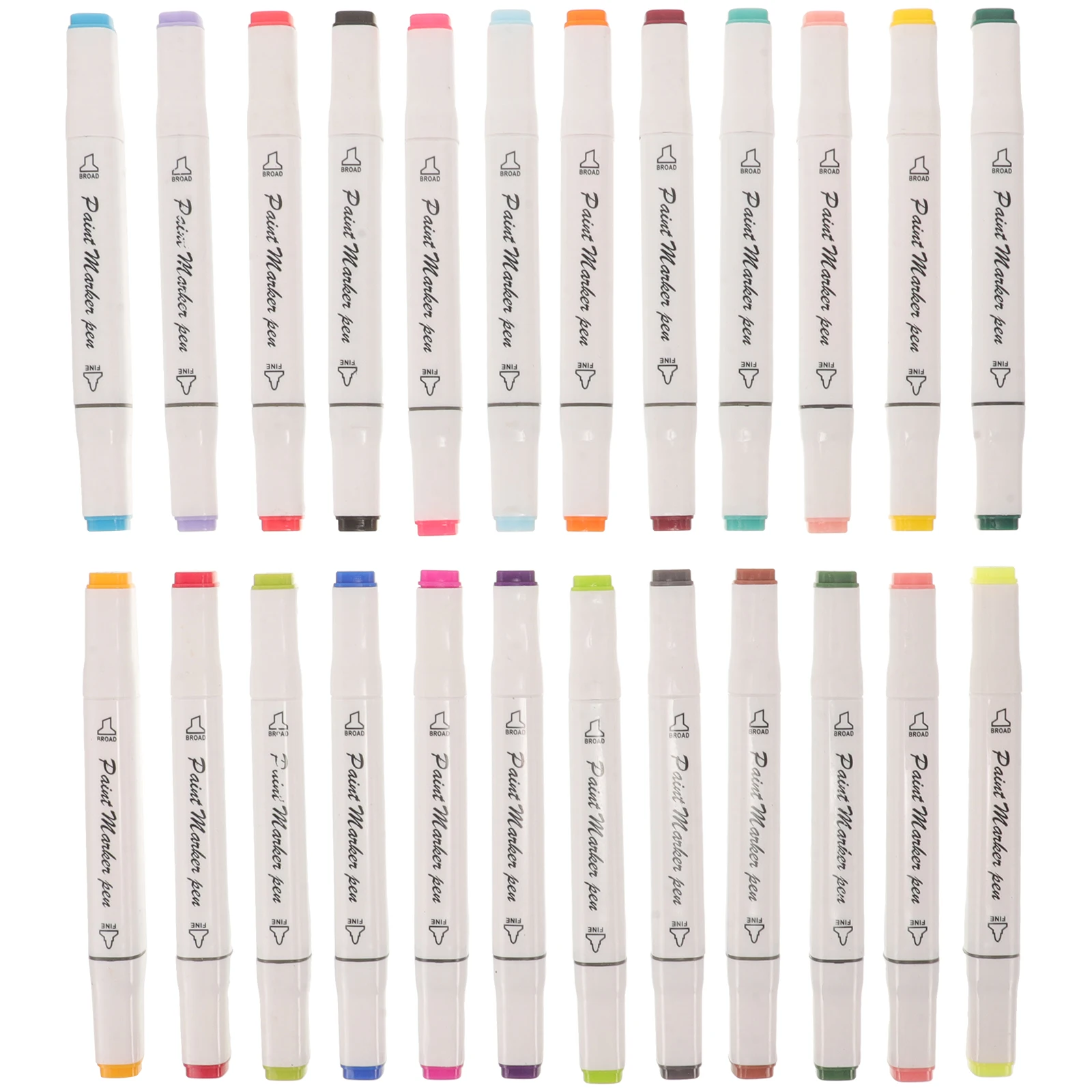 24pcs Watercolor Marker Pens Set Double Tip Paint Markers for Kids Students Art Supplies Washable Drawing Pens for Paper Cloth
24pcs Watercolor Marker Pens Set Double Tip Paint Markers for Kids Students Art Supplies Washable Drawing Pens for Paper Cloth
