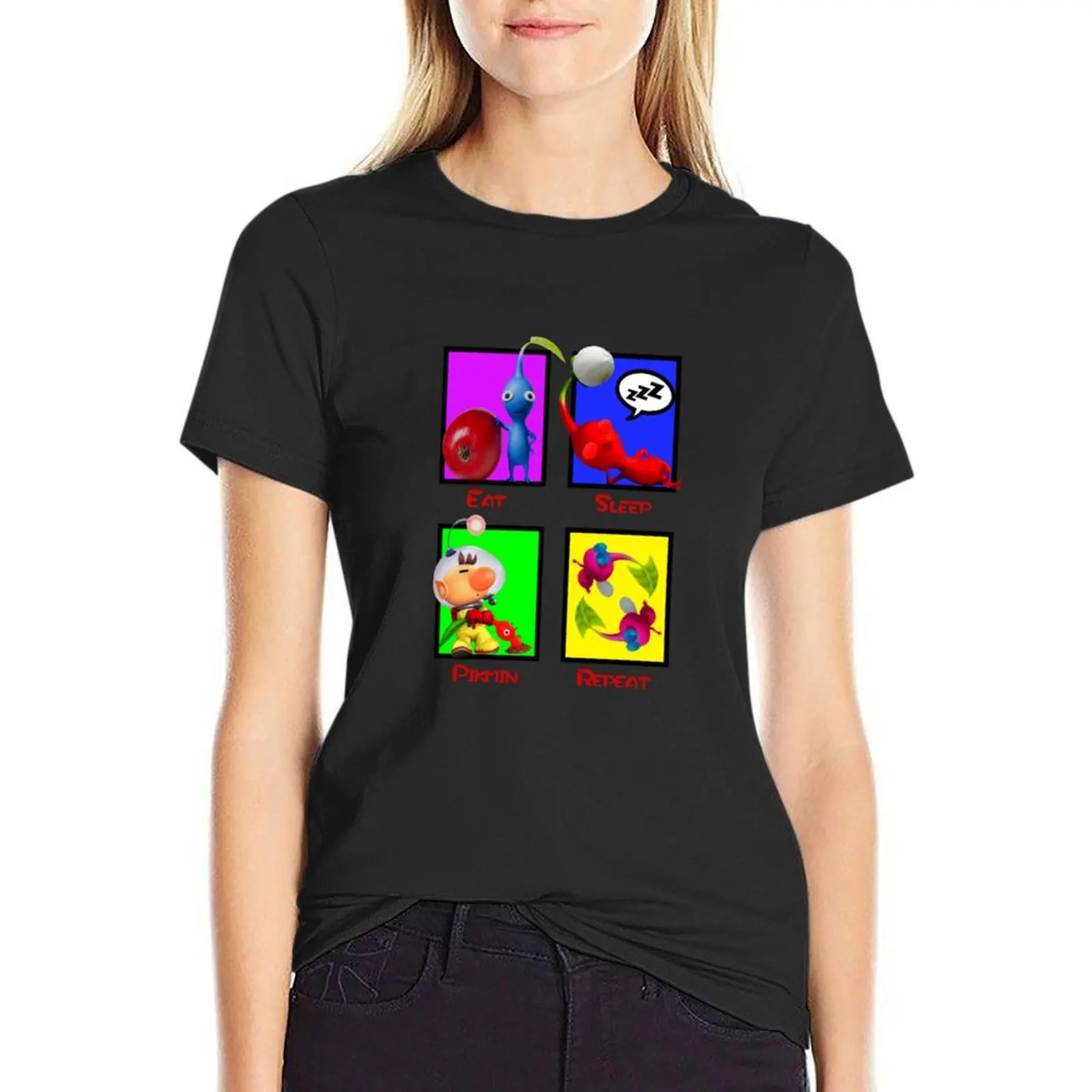 Eat sleep pikmin repeat T-Shirt anime summer top korean fashion t-shirt dress for Women plus size
Eat sleep pikmin repeat T-Shirt anime summer top korean fashion t-shirt dress for Women plus size