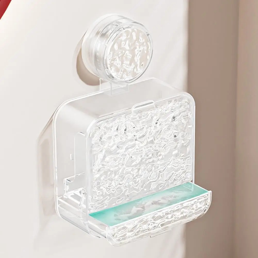 Strong Suction Wall Mount Soap Dish Holder Without Drill Bathroom Organizers With Drain Holes ABS for Wet Area B03E
Strong Suction Wall Mount Soap Dish Holder Without Drill Bathroom Organizers With Drain Holes ABS for Wet Area B03E