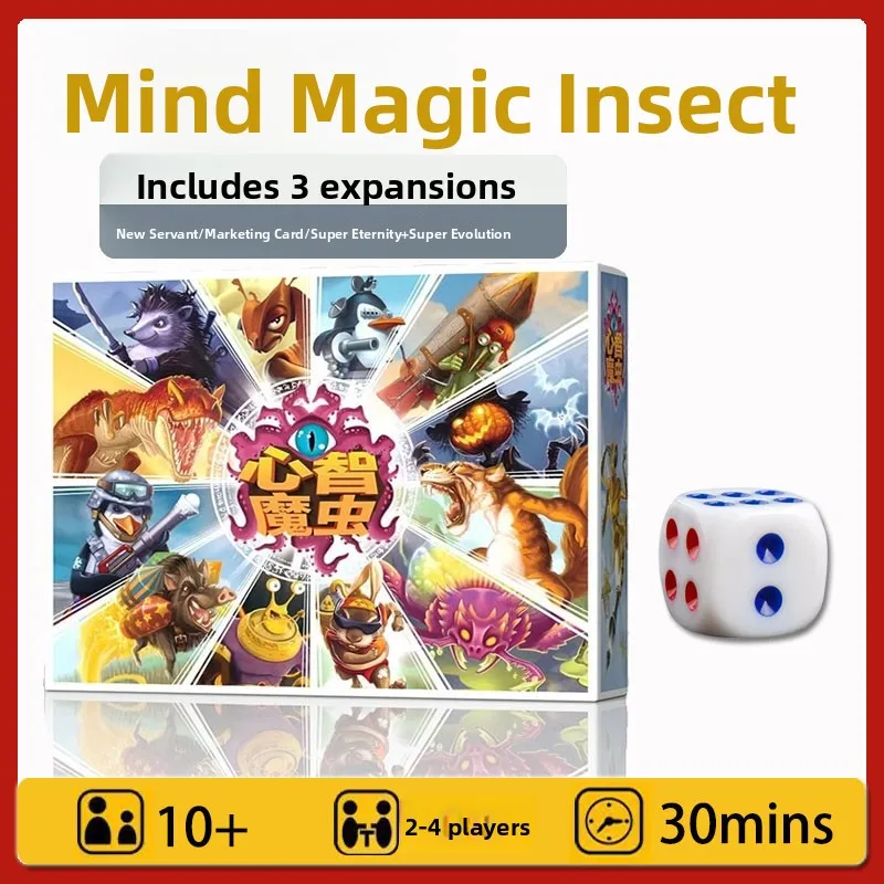 Ultimate Collectors Edition Mind Bug Tabletop Card Game for 4 Players Large Box Set Chinese Version Mental Monster Card Game
Ultimate Collectors Edition Mind Bug Tabletop Card Game for 4 Players Large Box Set Chinese Version Mental Monster Card Game