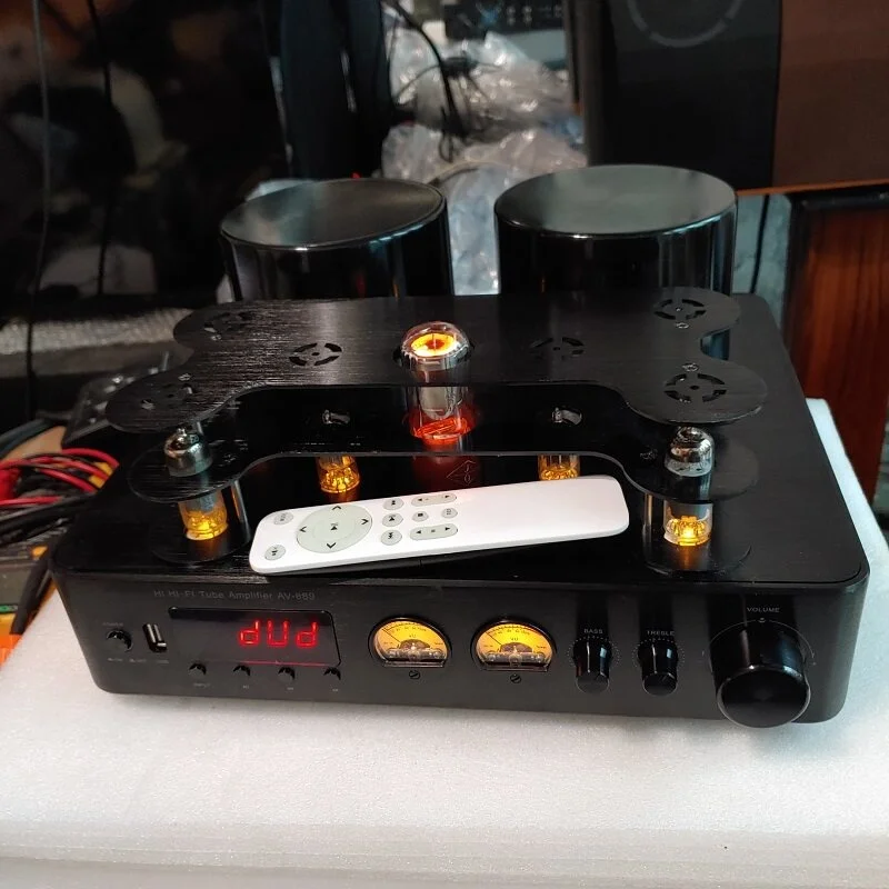 Tube Hi-Fi Audio Power Amplifier 400W Output Power 7 Tubes Home Hi-Fi Amplifier Digital Optical Coaxial Input Bluetooth 5.0
Tube Hi-Fi Audio Power Amplifier 400W Output Power 7 Tubes Home Hi-Fi Amplifier Digital Optical Coaxial Input Bluetooth 5.0