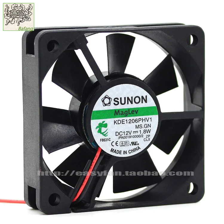 jinlingge For SUNON 6015 DC12V 1.8W KDE1206PHV1 6cm Maglev cooling fan
jinlingge For SUNON 6015 DC12V 1.8W KDE1206PHV1 6cm Maglev cooling fan