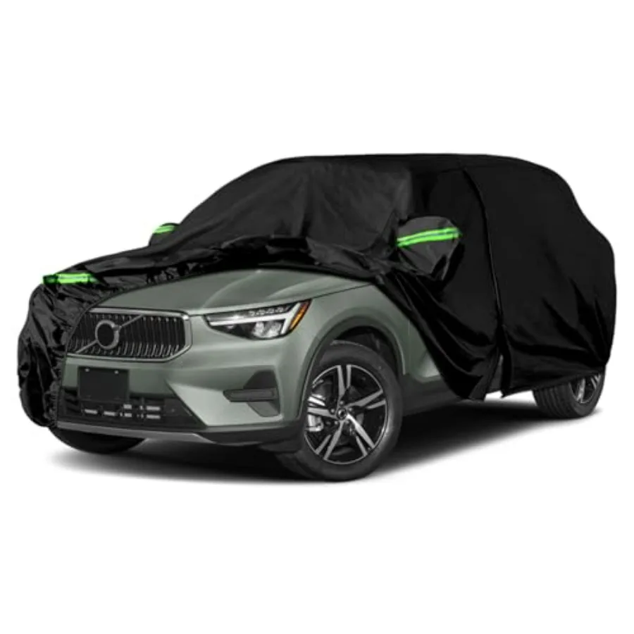 Waterproof Car Covers for 2017-2023 Volvo XC40: 6-layer all-weather custom-fit cover in black, featuring zipper doors and windp
Waterproof Car Covers for 2017-2023 Volvo XC40: 6-layer all-weather custom-fit cover in black, featuring zipper doors and windp