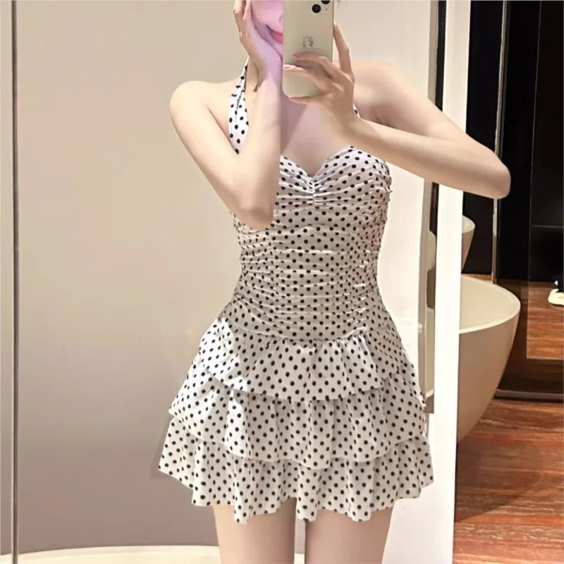 2025 New Polka Dot Sweet Girl Swimsuit; Conservative and Slimming, Covering and Sexy for Large Busts
2025 New Polka Dot Sweet Girl Swimsuit; Conservative and Slimming, Covering and Sexy for Large Busts