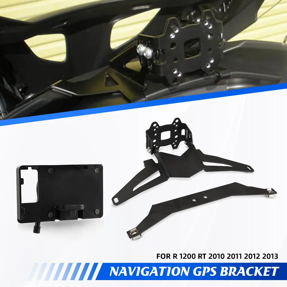 Motorcycle R1200RT Navigation Bracket GPS Phone holder plate Mounting kit USB Charging For BMW R 1200 RT 2010 2011 2012 2013
Motorcycle R1200RT Navigation Bracket GPS Phone holder plate Mounting kit USB Charging For BMW R 1200 RT 2010 2011 2012 2013