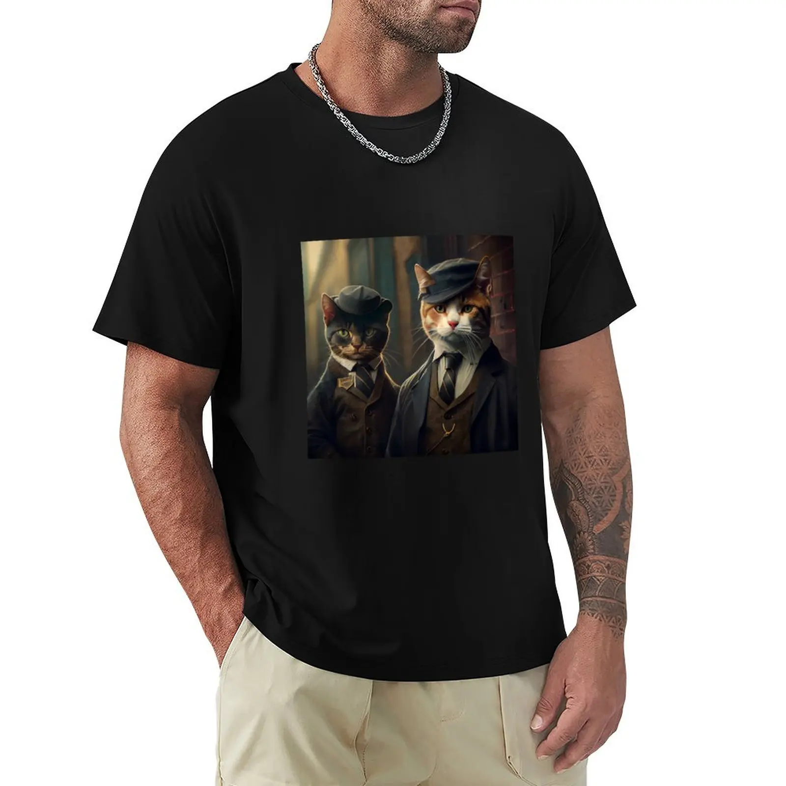 Peaky Cats T-Shirt custom t-shirts summer 2025 anime stuff Louboutins Short sleeve tee men
Peaky Cats T-Shirt custom t-shirts summer 2025 anime stuff Louboutins Short sleeve tee men