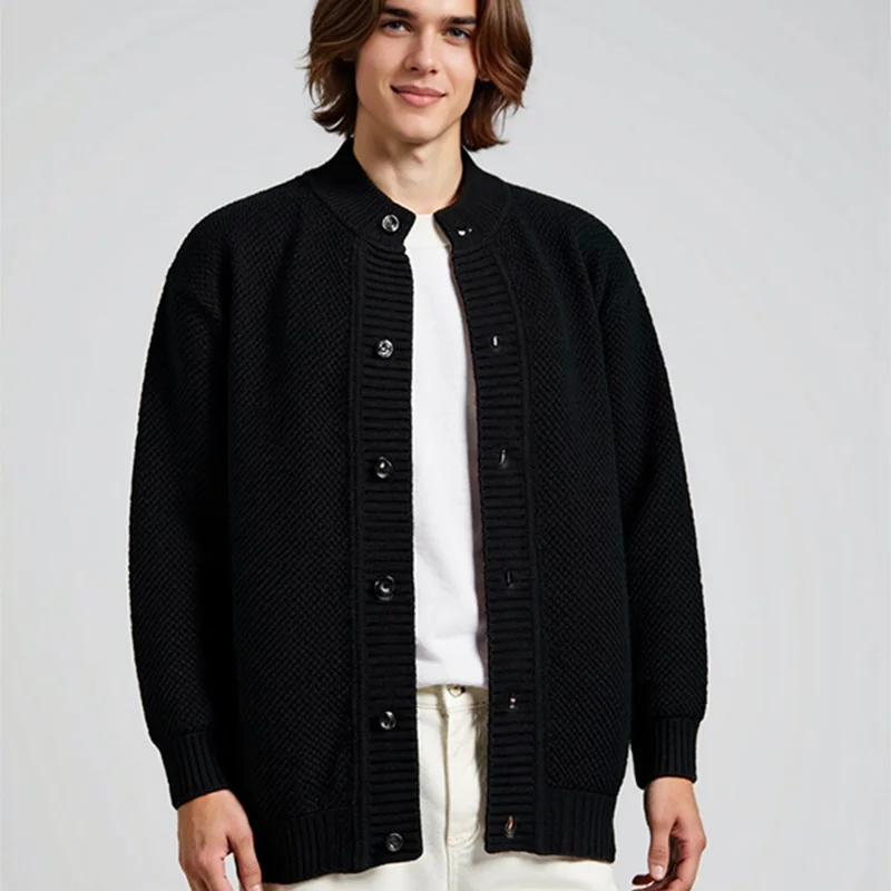 Новый классический мужской кардиган 2025, осень-зима, толстый однобортный свитер, теплое вязаное пальто с длинными рукавами, мужской свитер, кардиган
Новый классический мужской кардиган 2025, осень-зима, толстый однобортный свитер, теплое вязаное пальто с длинными рукавами, мужской свитер, кардиган
