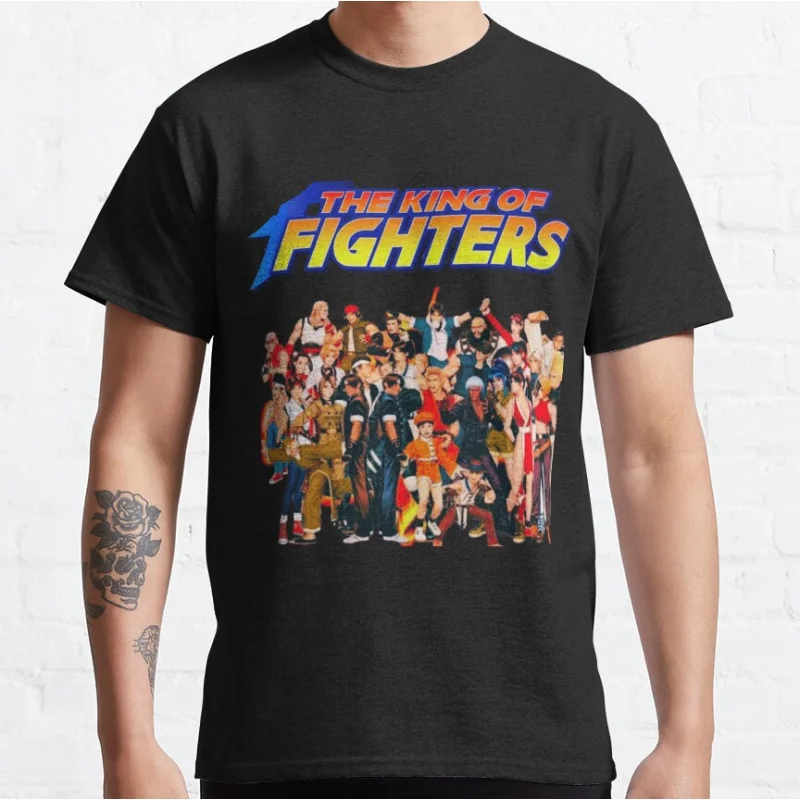 The King of Fighters 80s retro video game KOF fighting videogames Short-sleeve crewneck T-shirt for men Large size Adult Tops
The King of Fighters 80s retro video game KOF fighting videogames Short-sleeve crewneck T-shirt for men Large size Adult Tops