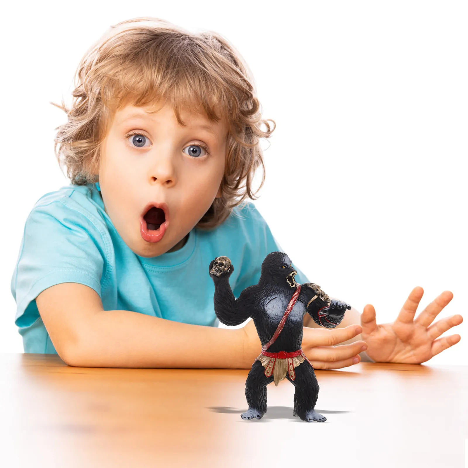 Realistic Gorilla Statue Plastic Wild Animal Sculpture Various Colors Wildlife Education Collection for Kids Jungle Decor
Realistic Gorilla Statue Plastic Wild Animal Sculpture Various Colors Wildlife Education Collection for Kids Jungle Decor