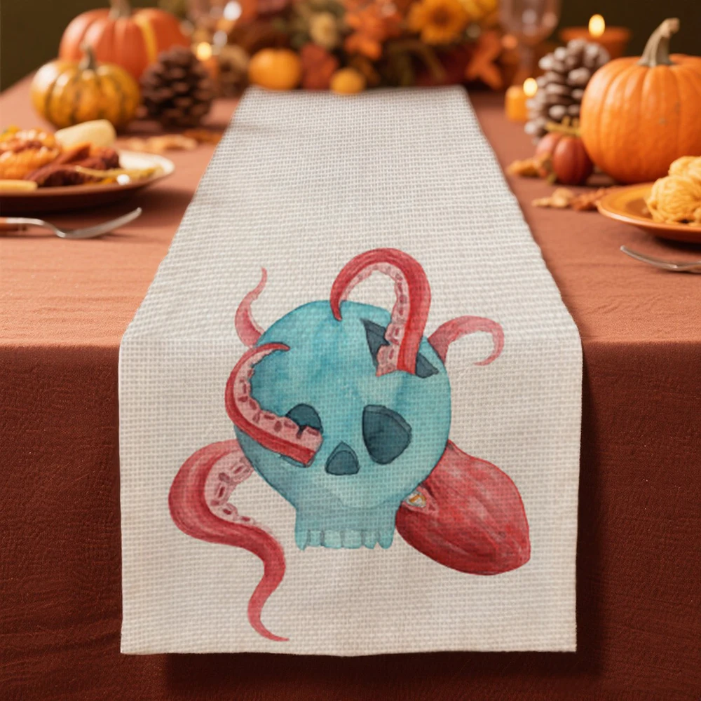 Halloween decorations Table Runner table decoration & accessories Skull pattern tablecloth autumn decor
Halloween decorations Table Runner table decoration & accessories Skull pattern tablecloth autumn decor