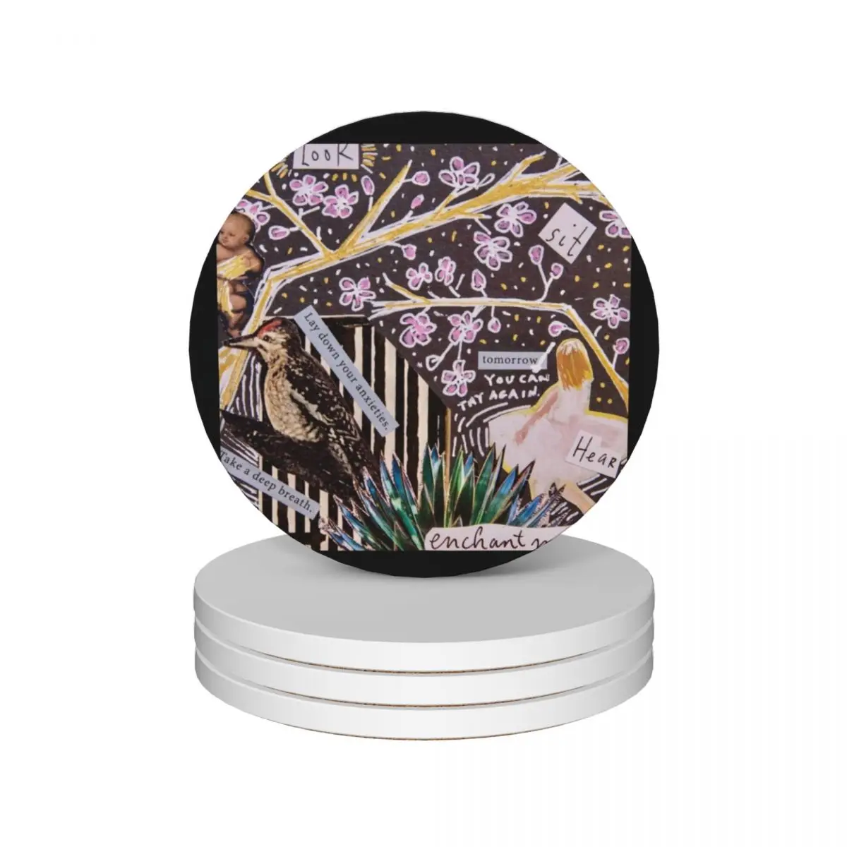 ENCHANTMENT Ceramic Coasters (Set of 4) drinks set for drinks ceramic set christmas Coasters
ENCHANTMENT Ceramic Coasters (Set of 4) drinks set for drinks ceramic set christmas Coasters