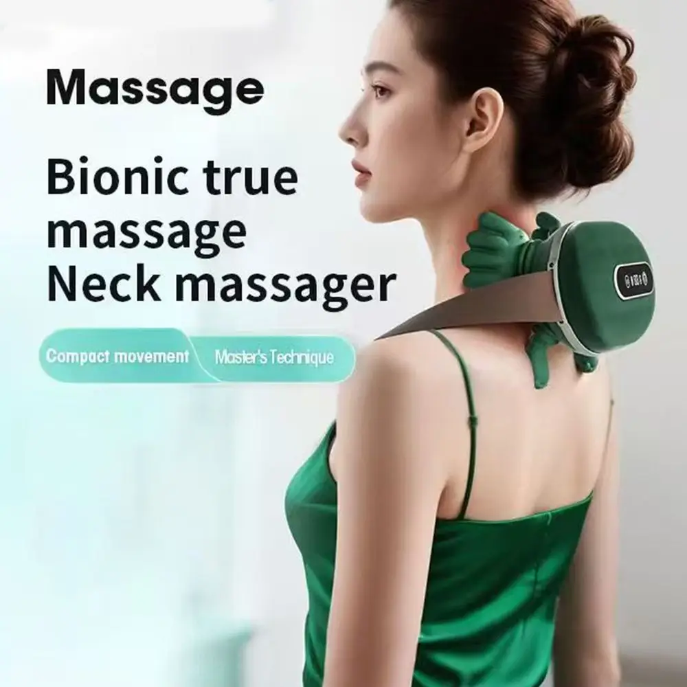 Bionic Kneading Shoulder Neck Massager Deep Tissue Heating Compress Bionic Kneading Massager Wireless Simulates Manual Massage
Bionic Kneading Shoulder Neck Massager Deep Tissue Heating Compress Bionic Kneading Massager Wireless Simulates Manual Massage