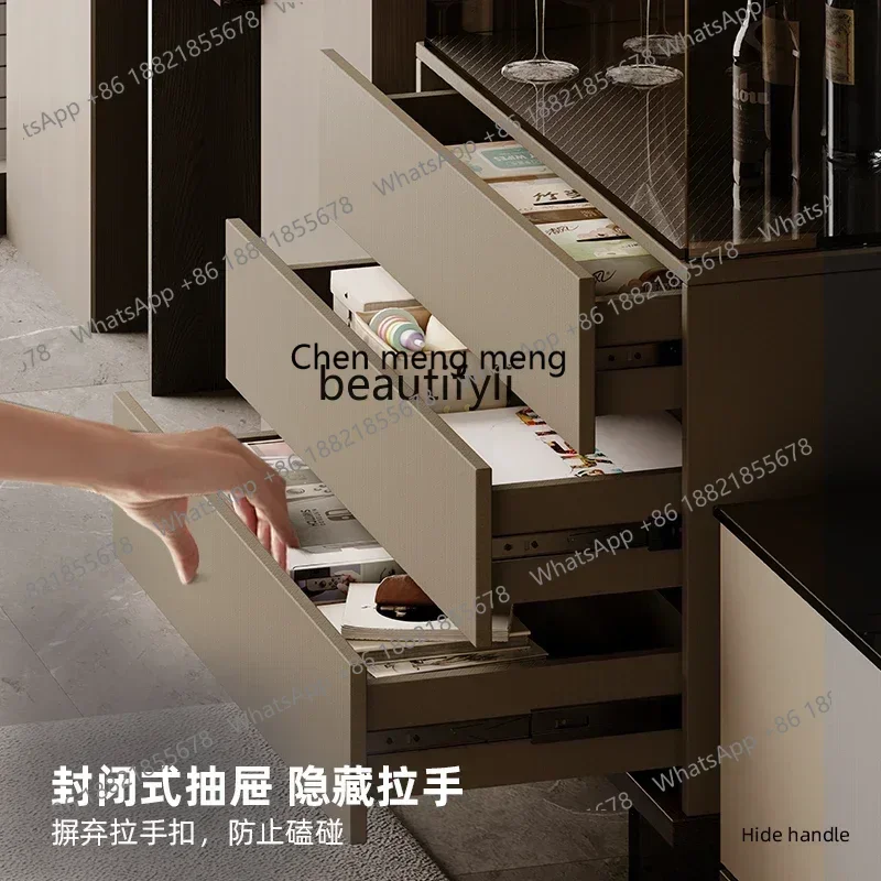 DD Italian minimalist bedroom living room chest cabinet light luxury high sense wall storage drawer locker
DD Italian minimalist bedroom living room chest cabinet light luxury high sense wall storage drawer locker