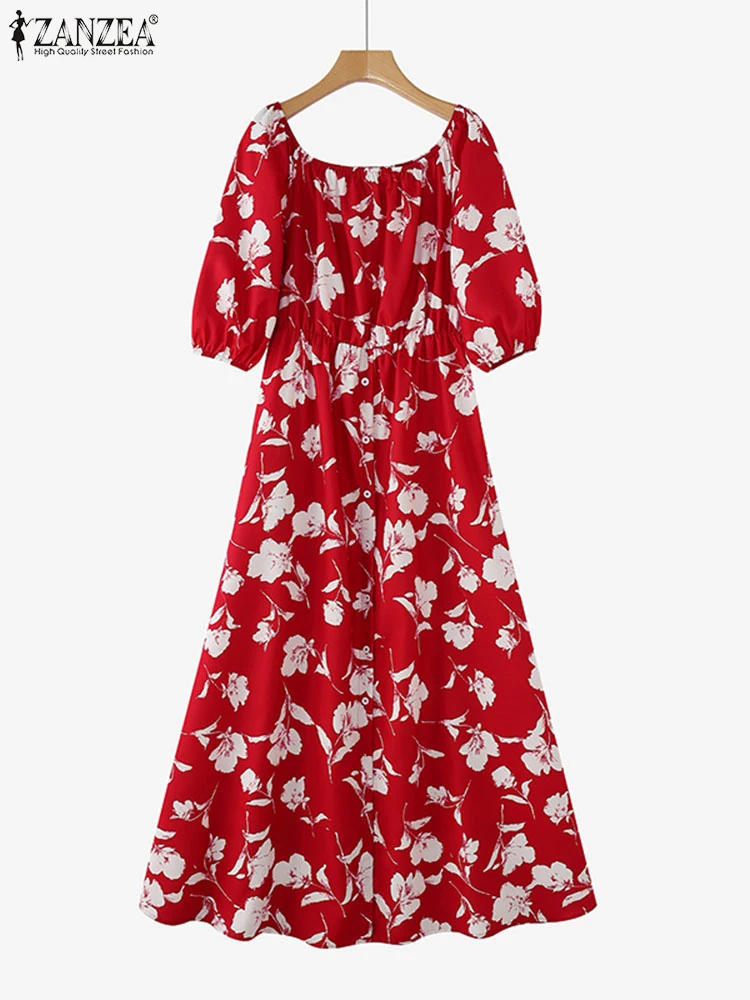 Плюс размер 5XL ZANZEA, летний женский богемный сарафан с открытыми плечами, 2022, макси-платья с цветочным принтом, повседневные праздничные длинные платья
Плюс размер 5XL ZANZEA, летний женский богемный сарафан с открытыми плечами, 2022, макси-платья с цветочным принтом, повседневные праздничные длинные платья