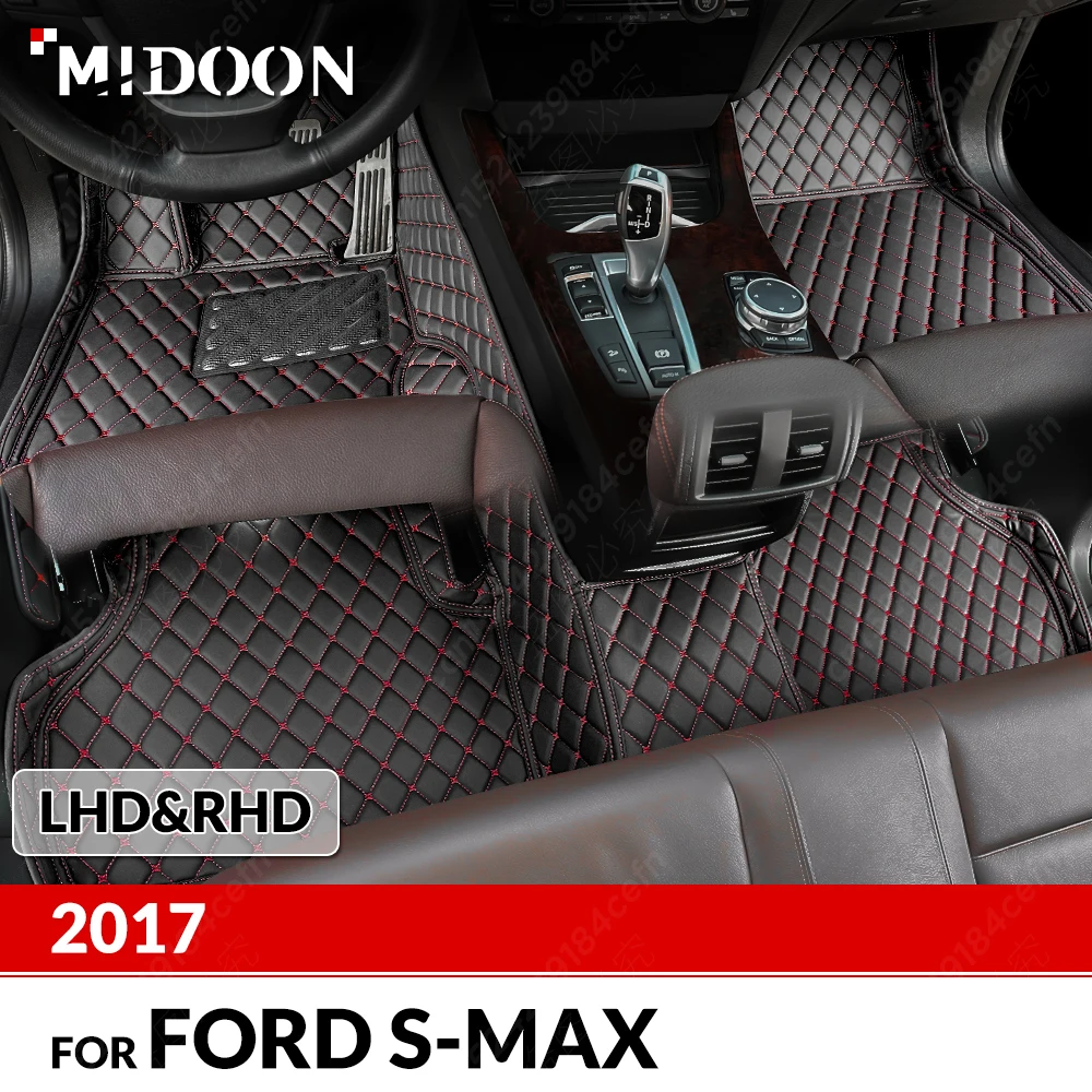 Автомобильные коврики для Ford S-MAX 2017, изготовленные на заказ автомобильные подушечки для ног, автомобильный ковер, аксессуары для интерьера
Автомобильные коврики для Ford S-MAX 2017, изготовленные на заказ автомобильные подушечки для ног, автомобильный ковер, аксессуары для интерьера
