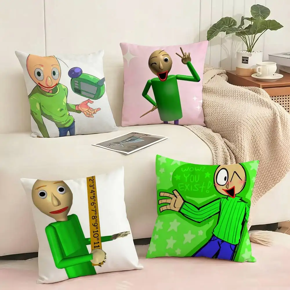 Horror Game B-Baldi Square Double-Sided printed Pillow Case Bedroom Bedside Pillow Sofa Cushion Cover Gift
Horror Game B-Baldi Square Double-Sided printed Pillow Case Bedroom Bedside Pillow Sofa Cushion Cover Gift