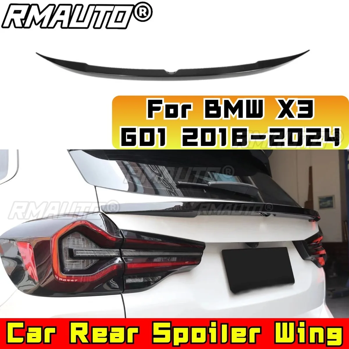 Car Rear Mid Spoiler Wing Modification Part For BMW X3 G01 2018-2024 Rear Trunk Spoiler Wing Car Accessories Exterior Part
Car Rear Mid Spoiler Wing Modification Part For BMW X3 G01 2018-2024 Rear Trunk Spoiler Wing Car Accessories Exterior Part