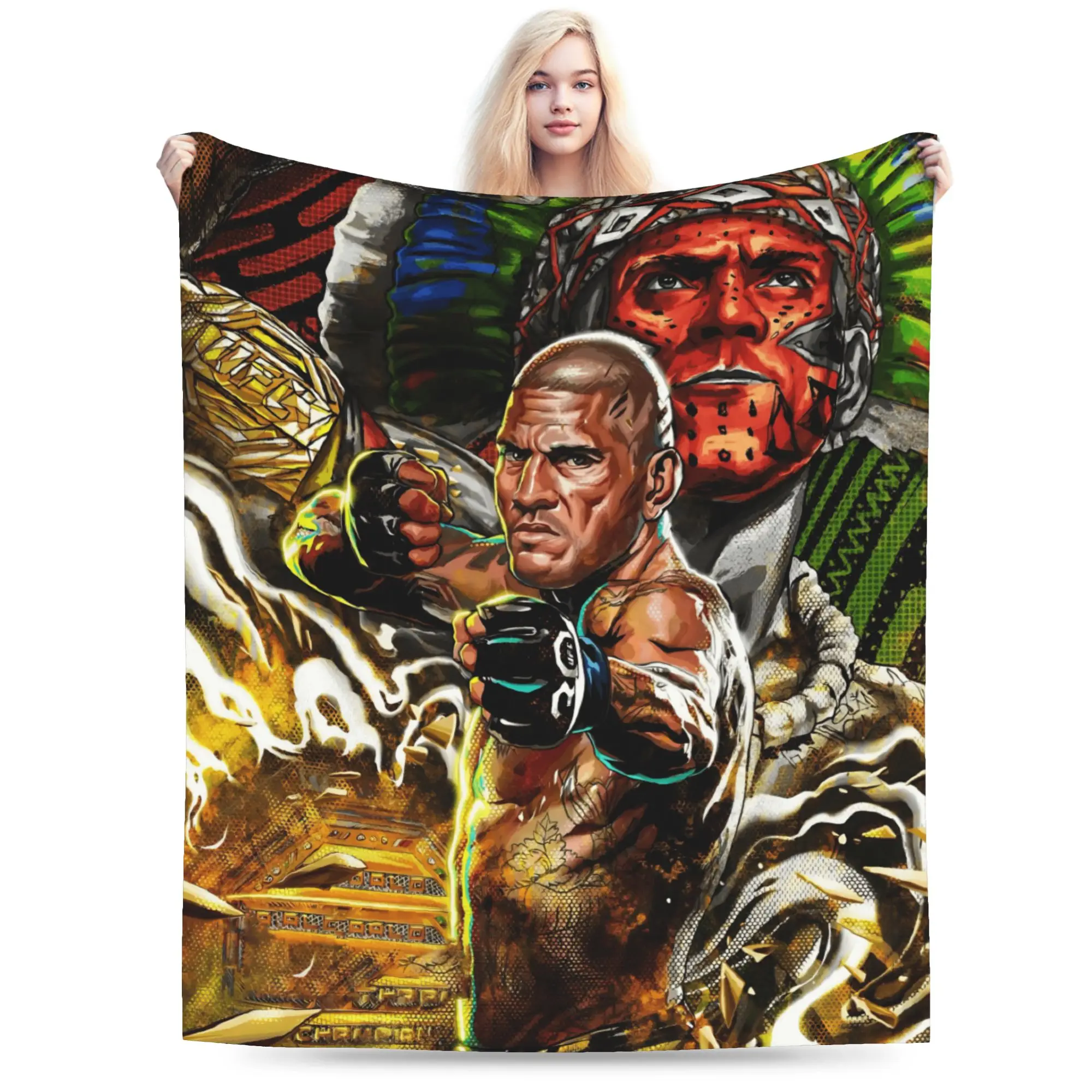 Alex Pereira Blanket Soft Warm Pattern Plush Throw Blanket For Couch Bed Camping Flannel Bedspread Bed Cover
Alex Pereira Blanket Soft Warm Pattern Plush Throw Blanket For Couch Bed Camping Flannel Bedspread Bed Cover