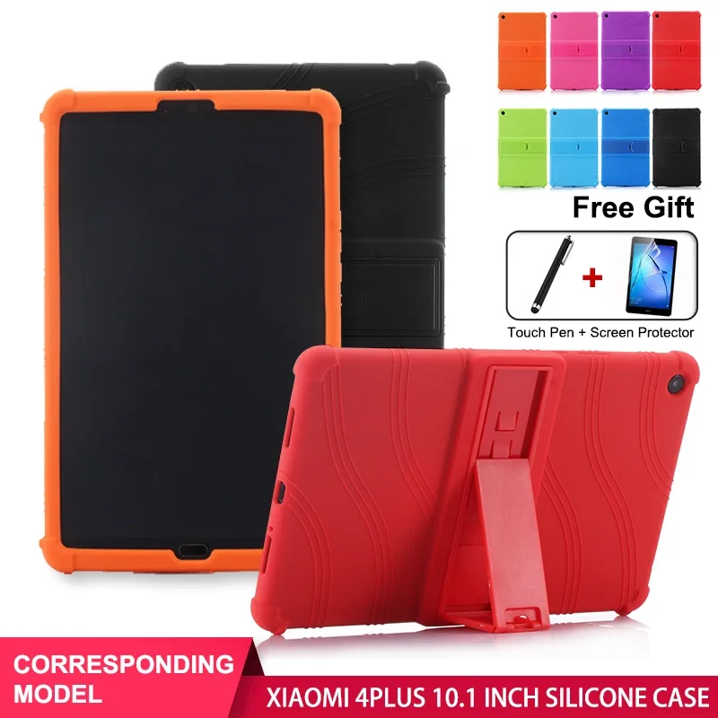 For Xiaomi Mi 4 Plus 10.1 Inch Silicone Case Tablet PC Anti-Fall Shell Bracket Hockproof Shockproof Case Stand Soft Cover
For Xiaomi Mi 4 Plus 10.1 Inch Silicone Case Tablet PC Anti-Fall Shell Bracket Hockproof Shockproof Case Stand Soft Cover