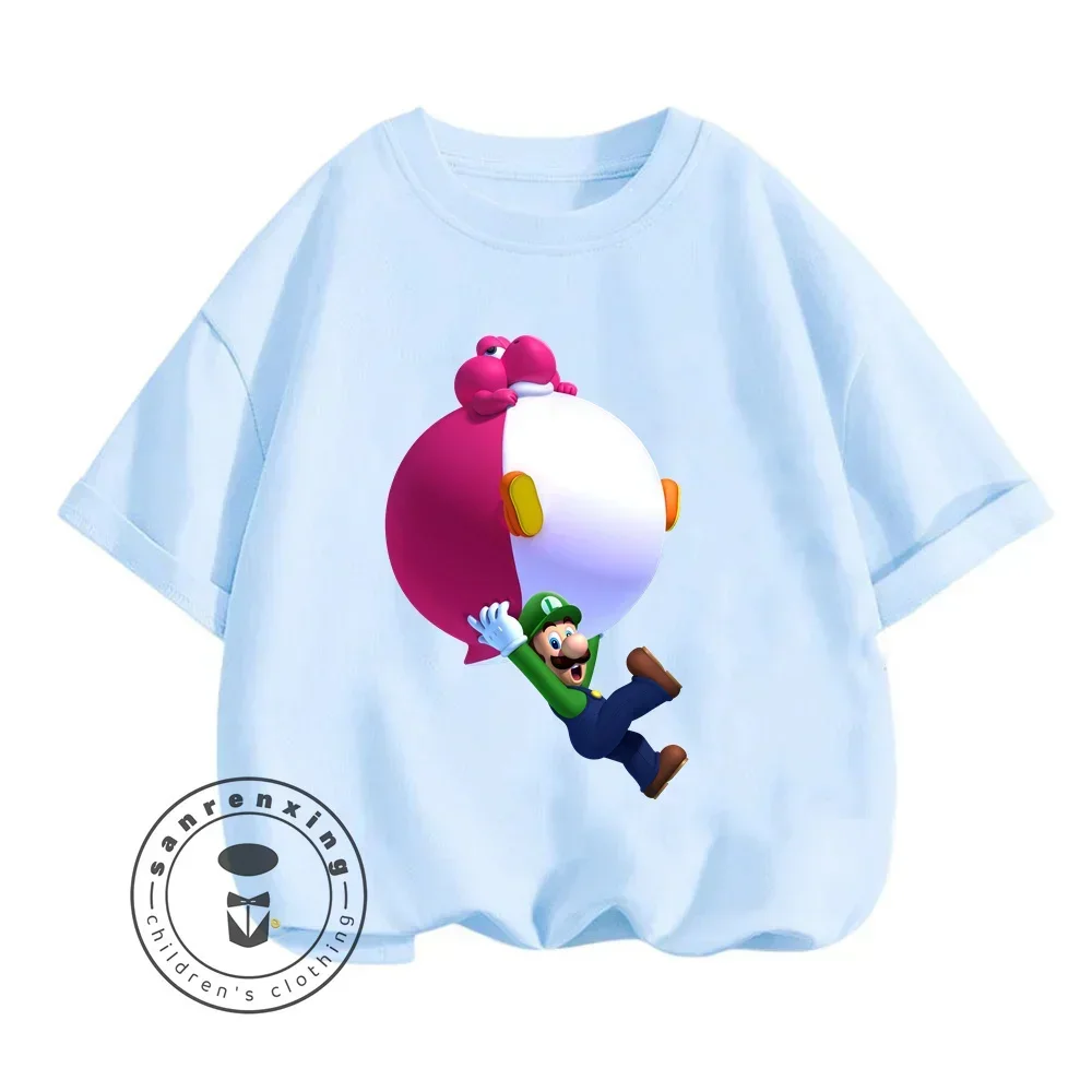 Summer Style Boys and Girls Will Love Our Mario Cartoon T-shirt Soft Fashionable and Perfectly Fitted for the Streetwear Trend
Summer Style Boys and Girls Will Love Our Mario Cartoon T-shirt Soft Fashionable and Perfectly Fitted for the Streetwear Trend
