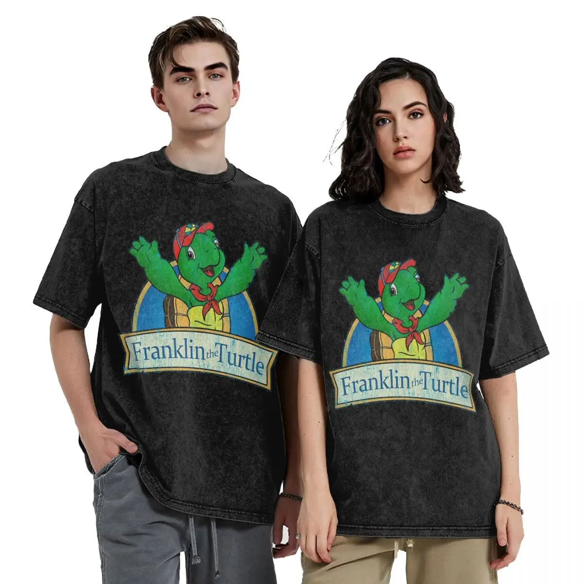 Винтажные футболки с короткими рукавами в стиле хип-хоп Franklin The Turtle, потертые топы, футболки, уличная футболка в стиле Харадзюку для мужчин и женщин
Винтажные футболки с короткими рукавами в стиле хип-хоп Franklin The Turtle, потертые топы, футболки, уличная футболка в стиле Харадзюку для мужчин и женщин