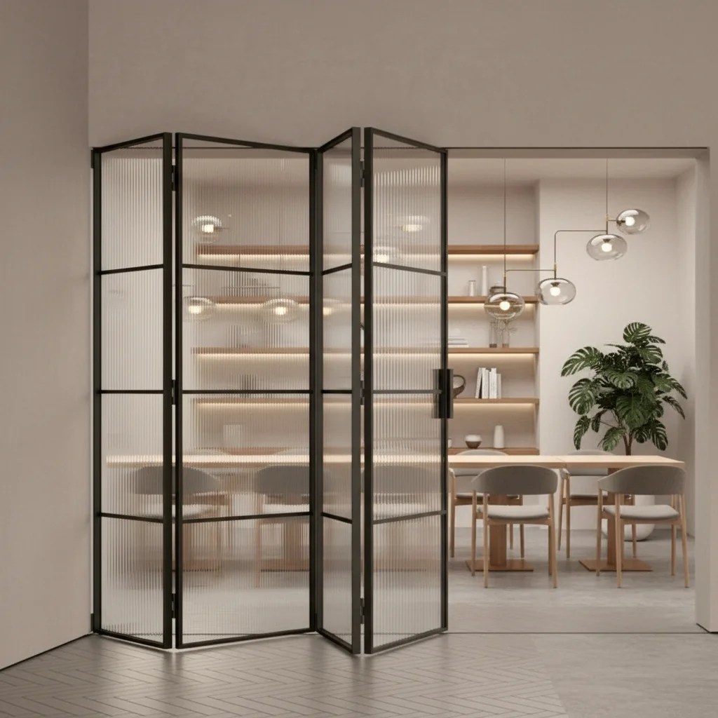 Indoor Exquisite French Style Manual Folding Door Durable Silent Opening Accordion Folding Doors Household Fold Up Doors
Indoor Exquisite French Style Manual Folding Door Durable Silent Opening Accordion Folding Doors Household Fold Up Doors