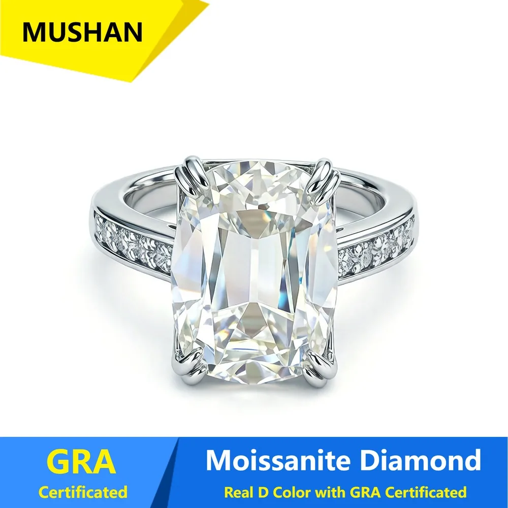MUSHAN Luxury Jewelry 925 Sterling Silver Ring Band Women GRA Certificated Moissanite Diamond Emerald D Color Rings Fine Jewelry
MUSHAN Luxury Jewelry 925 Sterling Silver Ring Band Women GRA Certificated Moissanite Diamond Emerald D Color Rings Fine Jewelry