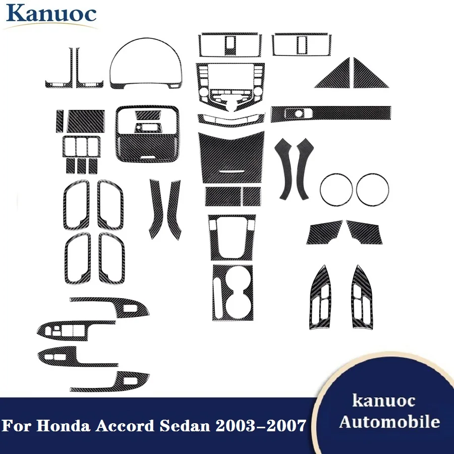 Carbon Fiber Black Stickers Various Parts For Honda Accord Sedan 2003 2004 2005 2006 2007 Car Interior Decorative Accessories
Carbon Fiber Black Stickers Various Parts For Honda Accord Sedan 2003 2004 2005 2006 2007 Car Interior Decorative Accessories