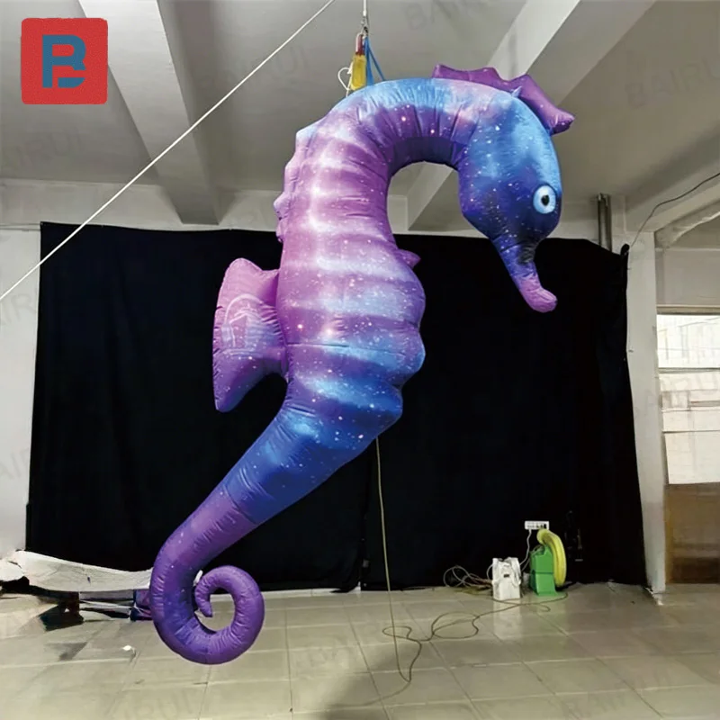Inflatable seahorse, marine-themed decorative hanging inflatable seahorse, purple galaxy pattern
Inflatable seahorse, marine-themed decorative hanging inflatable seahorse, purple galaxy pattern
