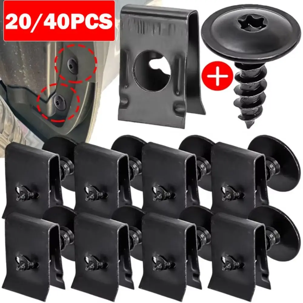 New Metal Auto Self-tapping Screw U-shaped Spacers Black Screw Tapping Fastener Self-Tapping Screws Kit
New Metal Auto Self-tapping Screw U-shaped Spacers Black Screw Tapping Fastener Self-Tapping Screws Kit