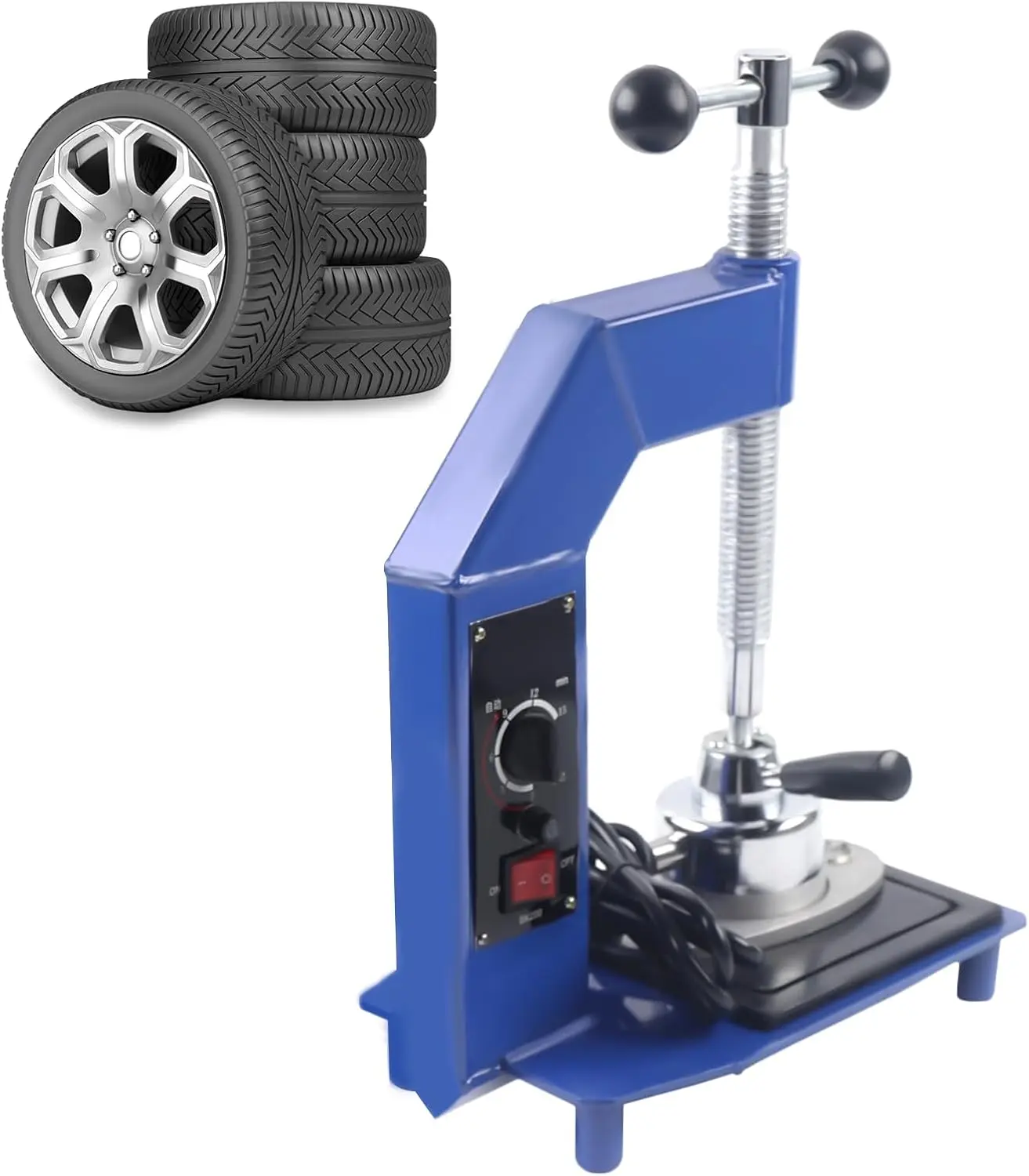 Auto Tire Vulcanizing Machine Tire Tread Sidewall Repair Patches Tool 110V, Heating Repair Machine Cures The Patch and Inner tire Lining
Auto Tire Vulcanizing Machine Tire Tread Sidewall Repair Patches Tool 110V, Heating Repair Machine Cures The Patch and Inner tire Lining