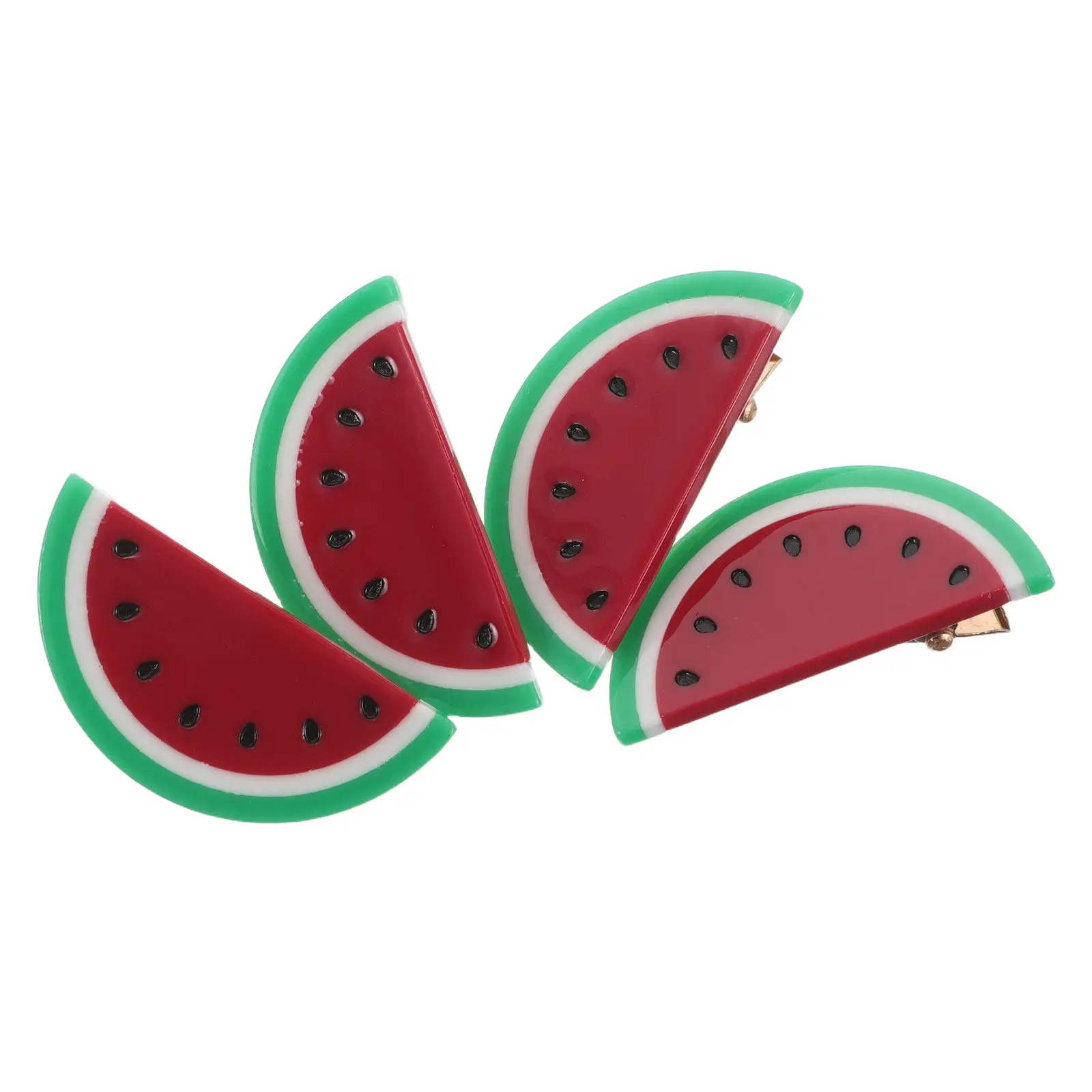 4Pcs Watermelon Hair Clips Acetate Fruit Claw Clips Cute Cartoon Spring Hairpins for Bangs Side Sections Stylish Summer Hair
4Pcs Watermelon Hair Clips Acetate Fruit Claw Clips Cute Cartoon Spring Hairpins for Bangs Side Sections Stylish Summer Hair