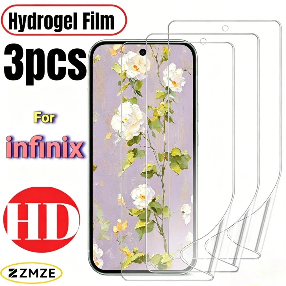 3Pack Clear Hydrogel Films For Note 60 50 40 30 10 Pro+ 60 Ultra 50S 50X 40S 40X 30 VIP 30i Series Ultra Thin Protectivel Films
3Pack Clear Hydrogel Films For Note 60 50 40 30 10 Pro+ 60 Ultra 50S 50X 40S 40X 30 VIP 30i Series Ultra Thin Protectivel Films