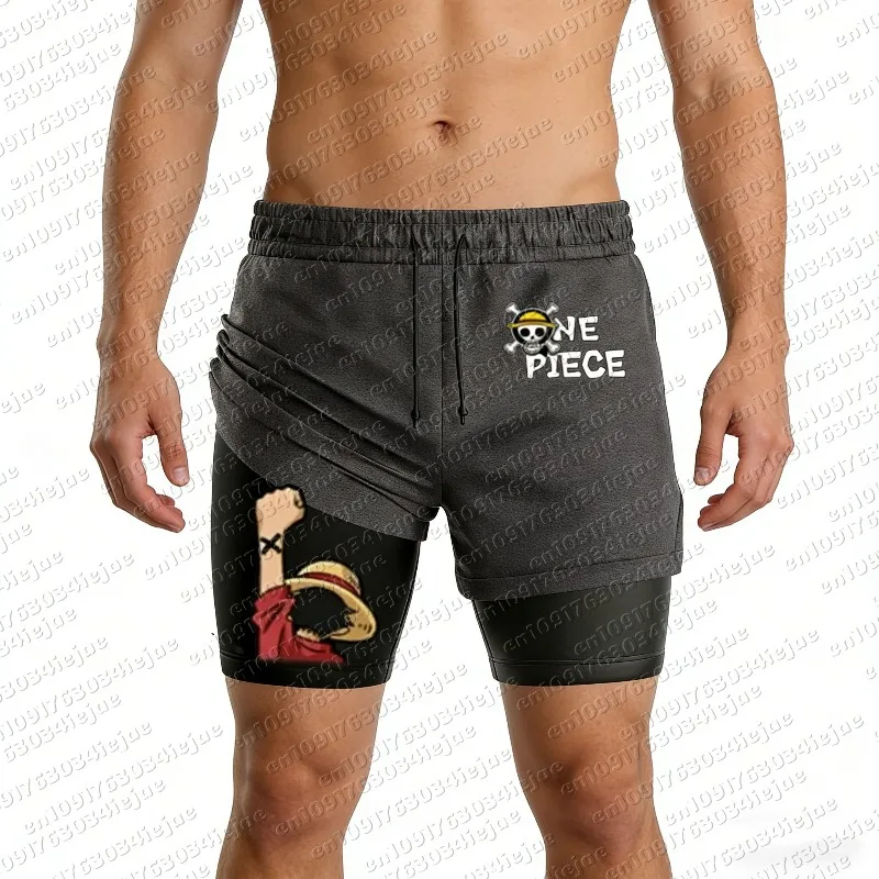 2026 One Piece Luffy Print Shorts Man Summer Quick-drying Double-layer 2-1 Pant Clothing Cosplay Comfortable and Breathable
2026 One Piece Luffy Print Shorts Man Summer Quick-drying Double-layer 2-1 Pant Clothing Cosplay Comfortable and Breathable
