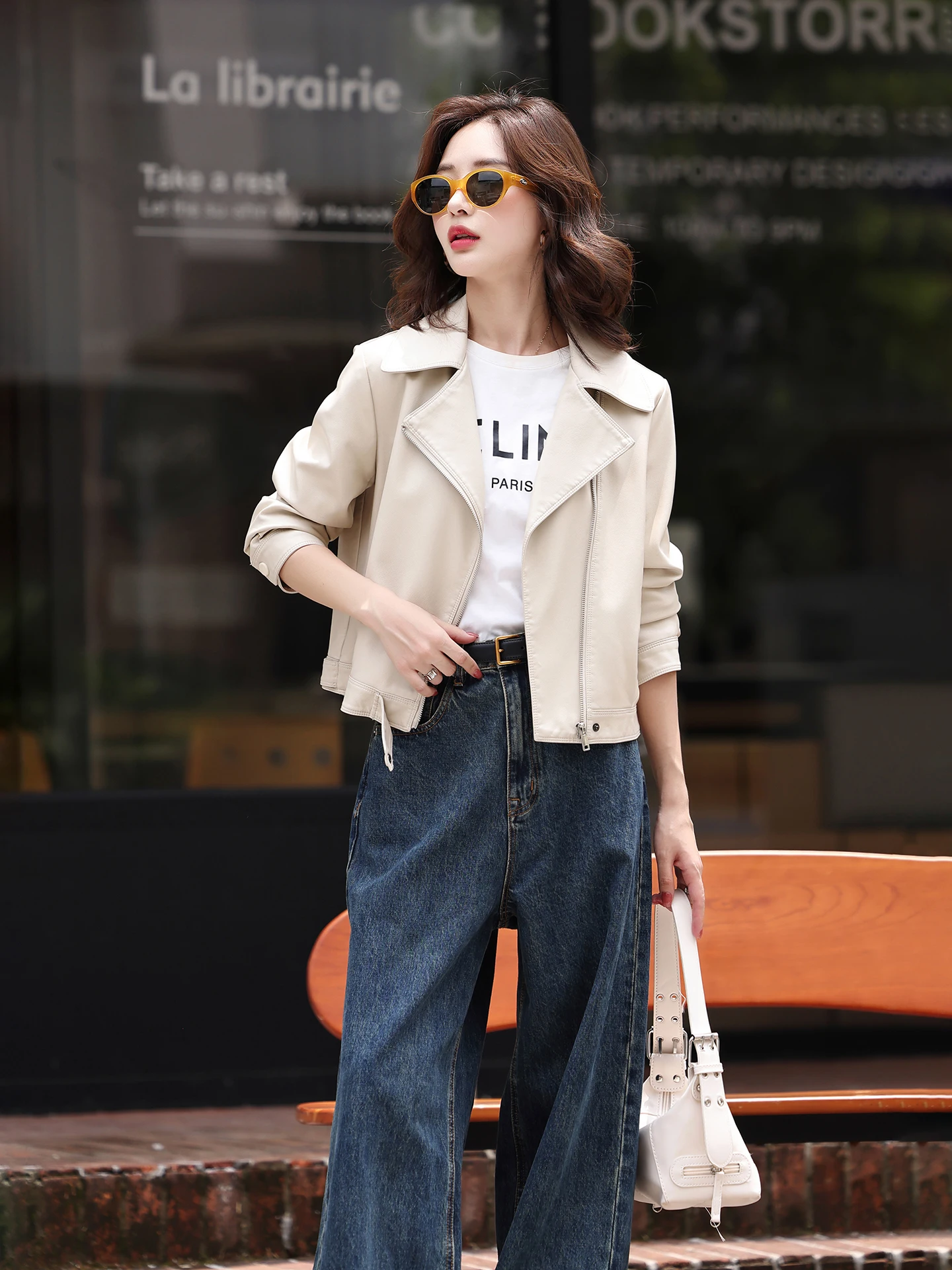 Ning Genuine Leather Jaet Women's ort Sle 2025 New Spring Autumn Small Size Faionable Korean Motorcycle Jaet
Ning Genuine Leather Jaet Women's ort Sle 2025 New Spring Autumn Small Size Faionable Korean Motorcycle Jaet