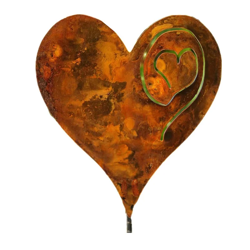 AD23-1PCS Love Pillar Inserted Heart Stake In The Garden Rusted Heart Made Of 14Ga Metal
AD23-1PCS Love Pillar Inserted Heart Stake In The Garden Rusted Heart Made Of 14Ga Metal