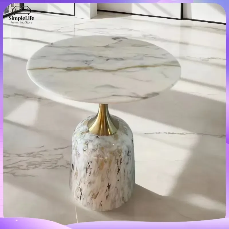 Modern Round Coffee with Marble Top Minimalist Living Room Sofa Side Bedroom Bedside Table Balcony Home
Modern Round Coffee with Marble Top Minimalist Living Room Sofa Side Bedroom Bedside Table Balcony Home