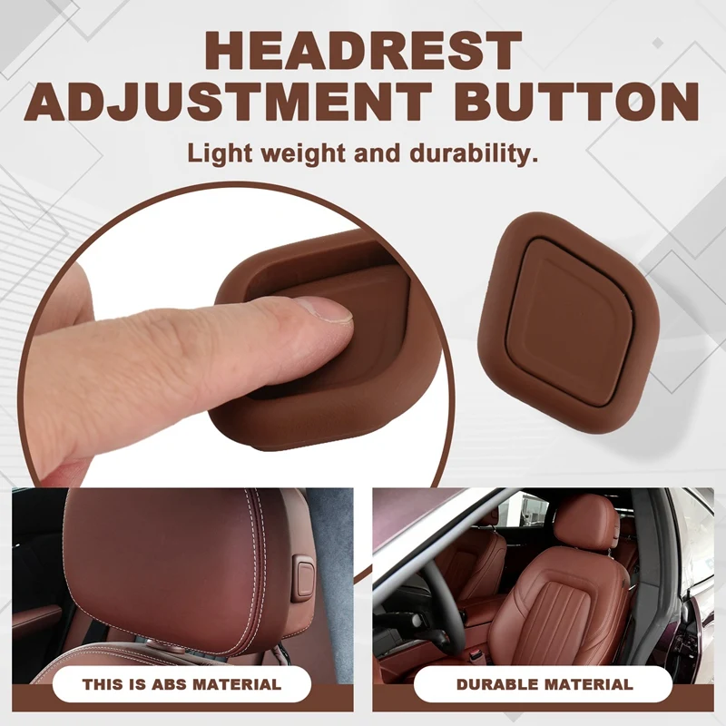 For Maserati President Geberit SUV Car Headrest Adjustment Button Decorative Frame 673000494 673003071 
For Maserati President Geberit SUV Car Headrest Adjustment Button Decorative Frame 673000494 673003071