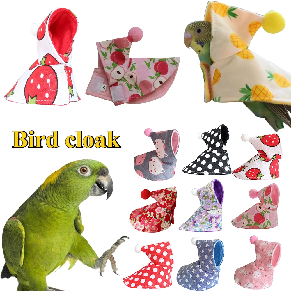 Parrot Cape Fun To Dress Up Your Pet Protect Your Pet Parrots Comfortable Bird Cloth Birds Suit Parakeet Clothing Bird Supplies
Parrot Cape Fun To Dress Up Your Pet Protect Your Pet Parrots Comfortable Bird Cloth Birds Suit Parakeet Clothing Bird Supplies