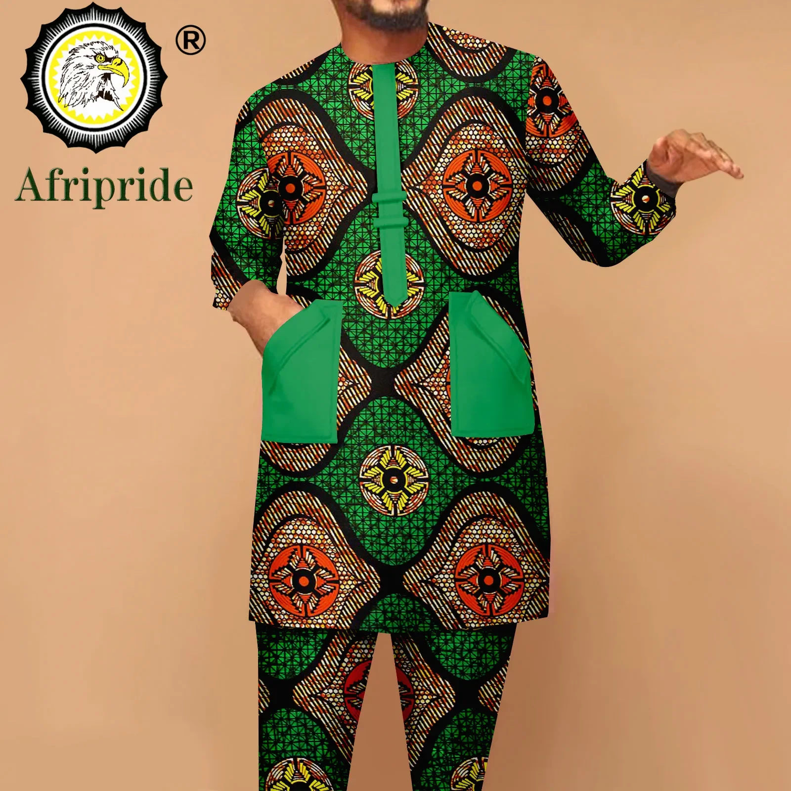 Bazin Riche African Men Traditional Clothing Set Full Sleeve Print Shirts and Pants 2 Piece Set Dashiki Tracksuit A2216095
Bazin Riche African Men Traditional Clothing Set Full Sleeve Print Shirts and Pants 2 Piece Set Dashiki Tracksuit A2216095