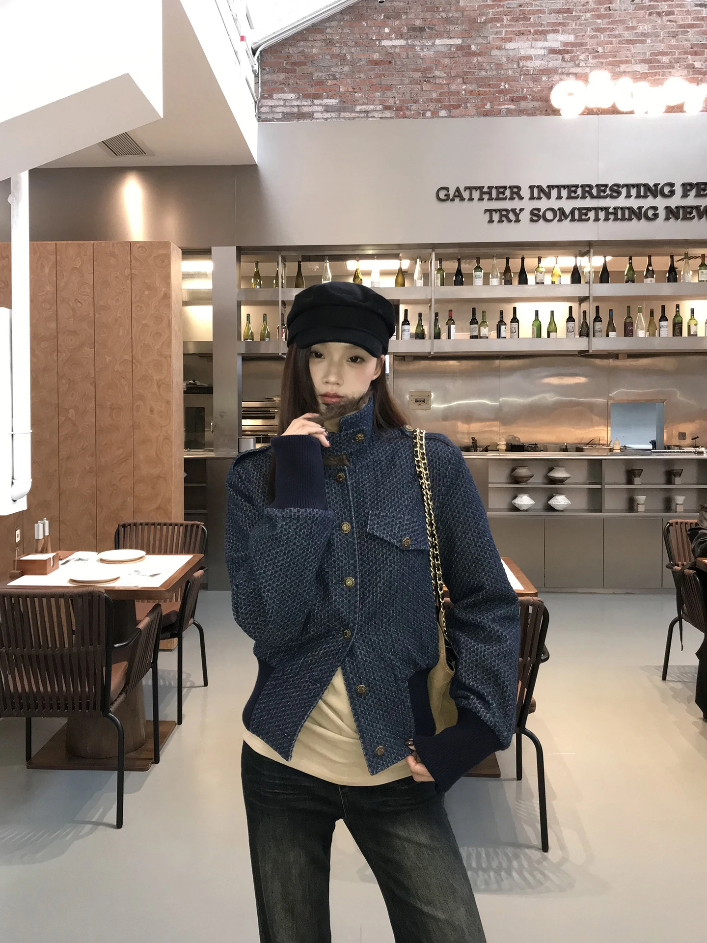 Blue ort Coat Women's Autumn Winter New Faion ular Cotton Padded Jaet with Fur Collar Straight Cut Commute Sle
Blue ort Coat Women's Autumn Winter New Faion ular Cotton Padded Jaet with Fur Collar Straight Cut Commute Sle